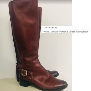 Vince Camuto Leather Volero Riding Boot Size 8M